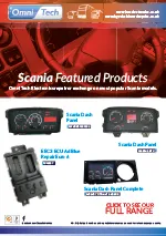 Scania Featured Products Flyer